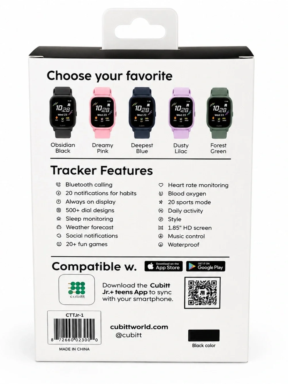 Teens Gen 2 Smartwatch — Black